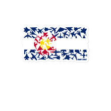 Load image into Gallery viewer, Colorado Plane Flag Sticker