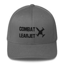 Load image into Gallery viewer, Combat Learjet Blackout FlexFit Hat