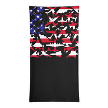 Load image into Gallery viewer, Airplane US Flag Face Wrap