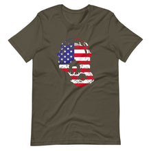 Load image into Gallery viewer, Fighter Pilot Helmet USA Short Sleeve T-Shirt