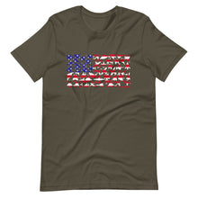 Load image into Gallery viewer, US Plane Flag Short T-Shirt