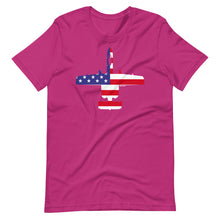 Load image into Gallery viewer, A-10 US Flag Short Sleeve T-Shirt