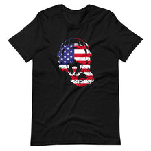 Load image into Gallery viewer, Fighter Pilot Helmet USA Short Sleeve T-Shirt
