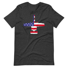Load image into Gallery viewer, A-10 US Flag Short Sleeve T-Shirt