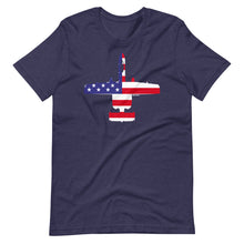 Load image into Gallery viewer, A-10 US Flag Short Sleeve T-Shirt