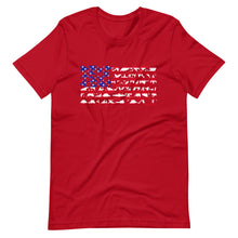 Load image into Gallery viewer, US Plane Flag Short T-Shirt