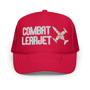 Combat Learjet Foam Trucker Hat