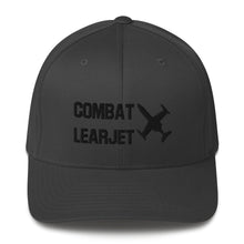 Load image into Gallery viewer, Combat Learjet Blackout FlexFit Hat