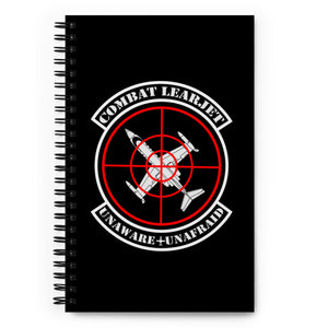 Combat Learjet Spiral notebook