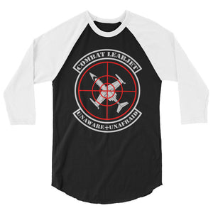 Combat Learjet Baseball T-Shirt