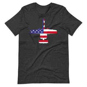 A-10 US Flag Short Sleeve T-Shirt