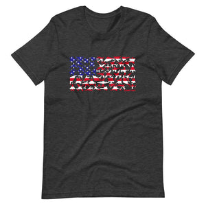 US Plane Flag Short T-Shirt
